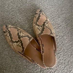 Madewell - Snake Skin Mules